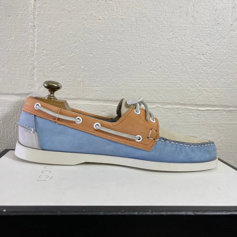Sebago Docksides Portland Spinnaker Boat Shoe Multi Color Leather Men's 11 M